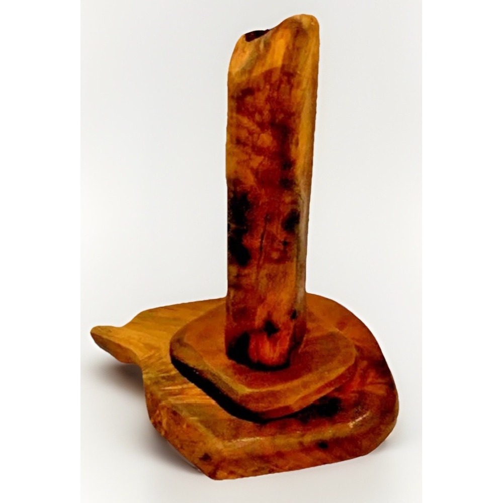 Abstract MCM Wood Art Sculpture Minimalist MCM Staging OOAK Room Decor VTG Boho